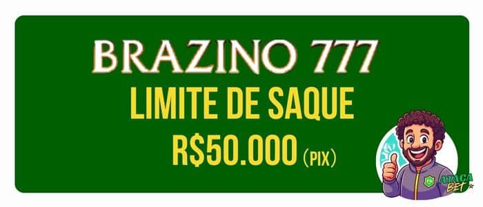 limite de saque brazino777
