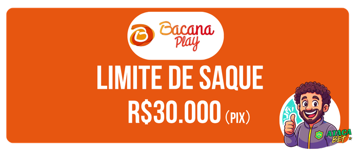 Bacana Play limite de saque
