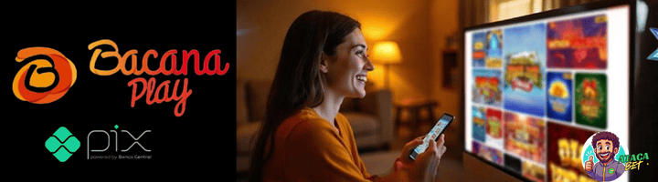 Saque fácil via PIX no Bacana Play